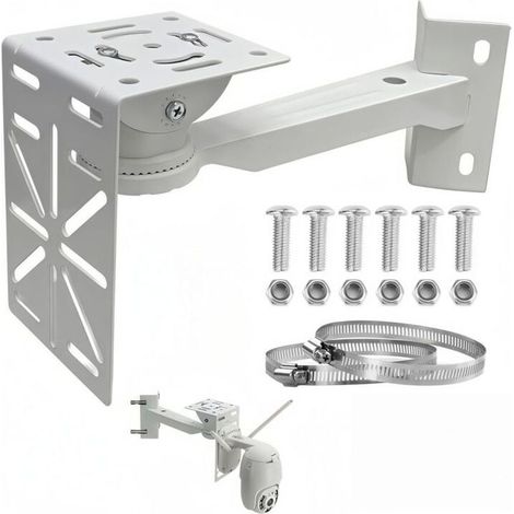 Support Polyvalent d'angle pour Caméra Extérieure, Idéal pour Une Surveillance Efficace en Extérieur (1/5)