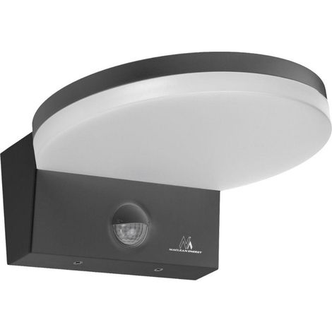 Lampe à détecteur de mouvement LED Maclean MCE344 GR, détecteur de mouvement PIR, grise, 15 W, IP65, 1560 lm, blanc neutre (4000 K) (1/5)