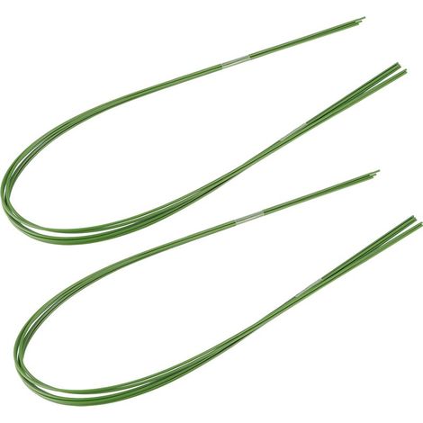 12 Pièces Fil de Fer Souple Plastifié pour Support de Plantes, Arceaux de Serre Jardin DIY (1/5)