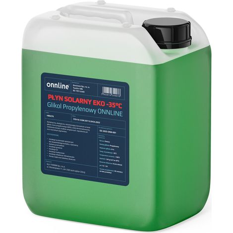 Fluido solare EKO -35 glicole propilenico ONNLINE 20l