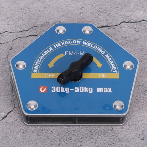 Magnetischer Schweißortungsgerät, umschaltbar, sechseckig, starke Saugkraft in verschiedenen Winkeln, 30–50 kg, FM4 M (1/5)