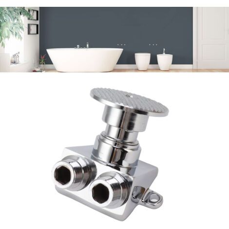 SABIR Baucet à pédale sans contact en bronze, ensemble d'eau à pédale pour Baucet à eau de bassin, lavabo de salle de bain (1/5)