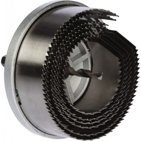 Bohrkrone Mehrblatt Stahl 68 - 74 - 80 - 90 - 100 P 38 mm