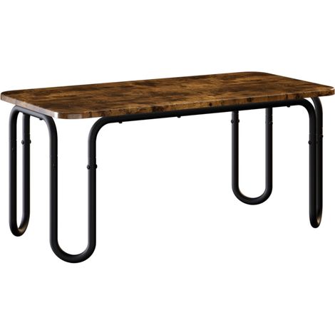 Maison Exclusive - Couchtisch Geräucherte Eiche 79,5 x 40 x 36 cm (1/5)