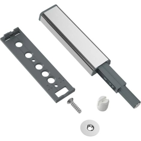 Chiusura push grigio c/base e tappo