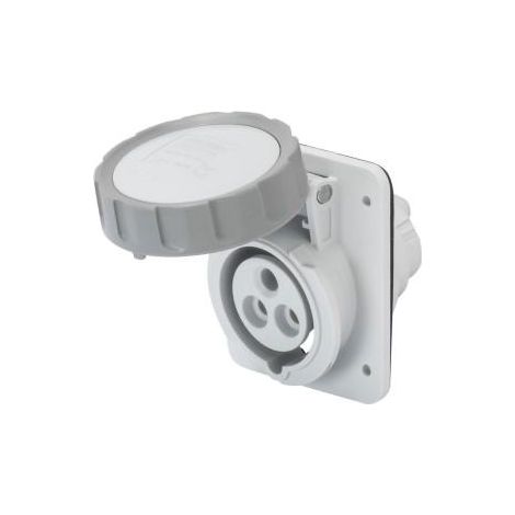 SOCLE PRISE 10° HP IP67 2P+T 32A TRASF.1 GEWISS GW62864H