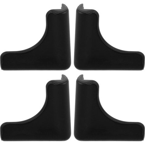 4 protège-coins pour meubles - noir - silicone - antichoc (1/5)