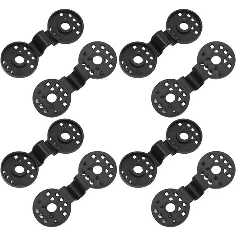 Lot de 20 pinces de fixation pour toile d'ombrage en polypropylène (PP), idéales pour les filets de jardin et agricoles anti-insectes. (1/5)