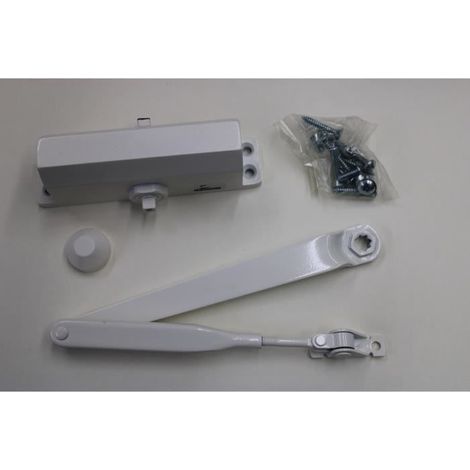 GRGR101-3 FERME-PORTE BRAS STANDARD BLANC 9010