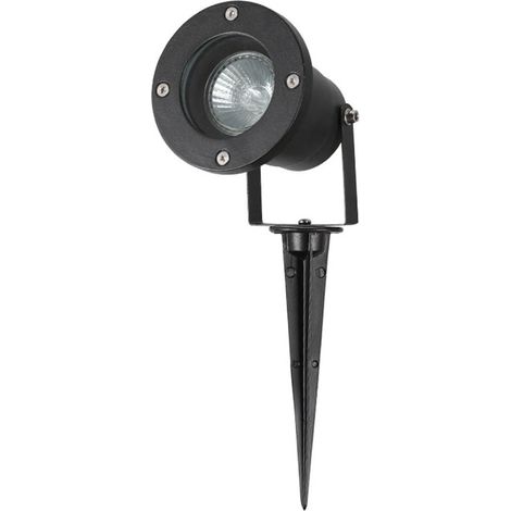 BEBUSINGOTO Stück LED-Gartenspießleuchte, IP65 wasserdichte Landschaftsleuchte, einstellbarer Winkel, Gartenkanalleuchte, Außenweg, Deck, Wand, Baumflagge, Scheinwerfer, Schwarz (1/5)