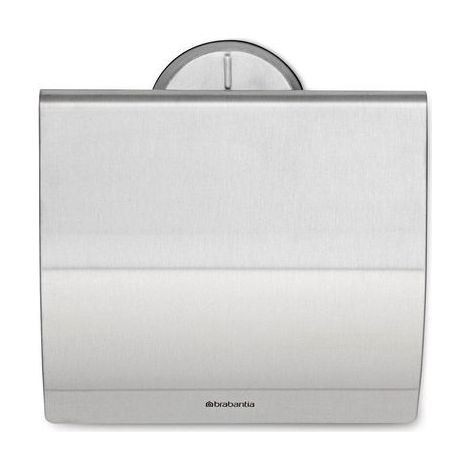 Dérouleur papier toilette Brabantia 427626, acier mat. Support WC design moderne et robuste pour salle de bain élégante. (1/3)