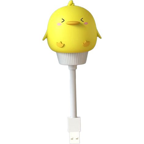 Veilleuse dessin animé USB LED animaux mignons pour chambre bébé salon salle de bain canard (1/5)