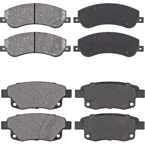 KIT PASTIGLIE FRENO ANTERIORI E POSTERIORI compatibile con AUDI A3 (8YA,8YS) / PASTIGLIE FRENANTI AUTO OEM P85144P85144XP85126P85126X,P85124P85124XP85125P85125X / SOSTITUZIONE DIRETTA / BASSA POLVERE 