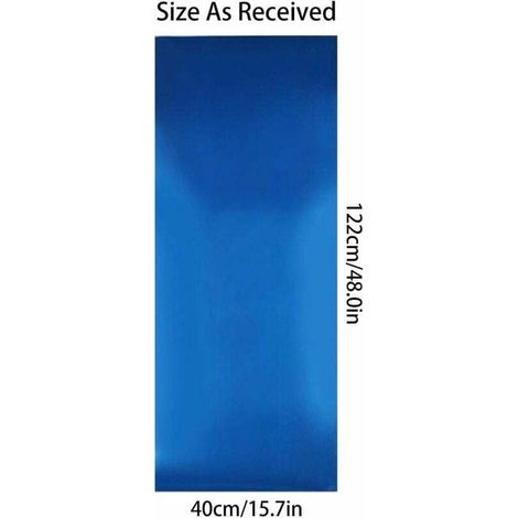 Miroir Autocollant,Miroir Adhesif Mural,40 x 122 cm Miroir Autocollant Adhésif Flexibles Carreaux de Miroir 0.3mm Miroir sans Cadre,Feuille Miroir Acrylique pour Salle de Bain,Chambre (1/3)