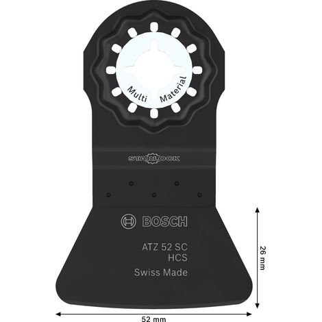 Bosch Schaber Starlock ATZ 52 SC 52 × 26 mm (1/2)