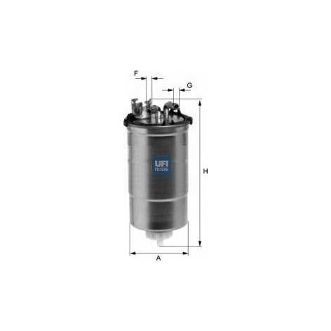 Filtre à carburant UFI 24.428.00 (1/4)