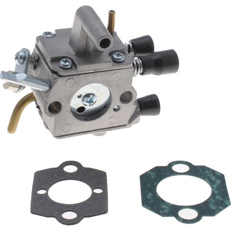 Jardiaffaires – Carburateur débroussailleuse compatible Stihl – Remplace 4134-120-0603 – Montage sans modification – Longueur axe gaz 50mm (1/3)
