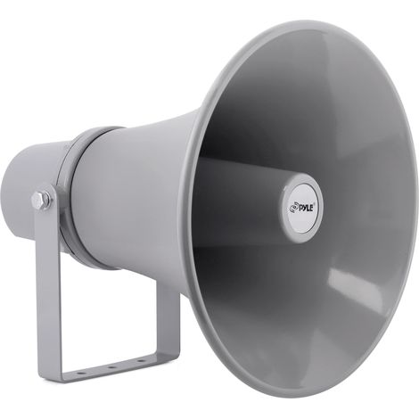 Haut-Parleur Pavillon 70V 20W 24,6 cm (9,7") – Enceinte de Sonorisation PA Ext./Int., 8 Ohm, Ligne 70V (Transformateur intégré), Support Mural (1/5)