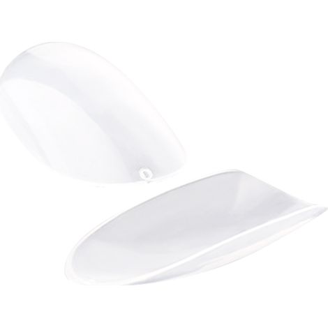 Lot de 50 autocollants ongles transparents faux ongles autocollants couverture totale DIY décoration manucure 2 (1/5)