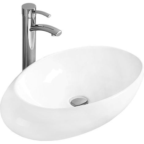 Mexen Malwa lavabo de comptoir 59 x 36 cm, Blanc - 21435900 (1/2)