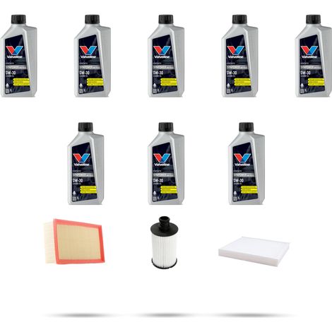 Kit tagliando 3 FILTRI e 8L OLIO compatibile con Land Rover IV (L405) 5.0 V8 416kw dal 2017 (1/5)
