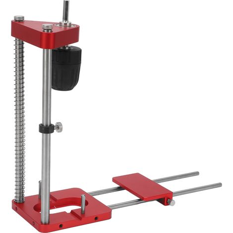 Guide de perçage réglable en alliage d'aluminium pour bois, gabarit de perçage avec évacuation rapide des copeaux (1/5)