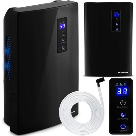 Déshumidificateur d'air 700 ml/j – Moteur Peltier – 2L bac évacuation – 34 dB silencieux – Pour espaces jusqu'à 30 m³ - BR-20 (1/5)