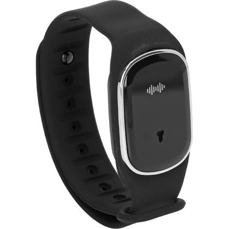 Bracelet Anti-Moustiques Ultrasonique Rechargeable USB - Noir - Enfants et Femmes Enceintes - Protection Extérieure (1/5)