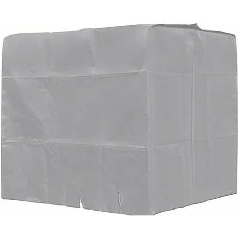 Wassertankabdeckung, SL.GT IBC-Tankabdeckung für 1000-l-Tank, Wassertankbehälter-Schutzabdeckung, staubdicht, UV-beständig, regenfest, 120 x 100 x 116 cm (grau) (1/5)