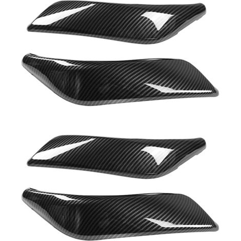 pezzi di maniglie interne per portiere auto in fibra di carbonio, pannello di rivestimento maniglia per F20 F21 F22 F23 12-18 2