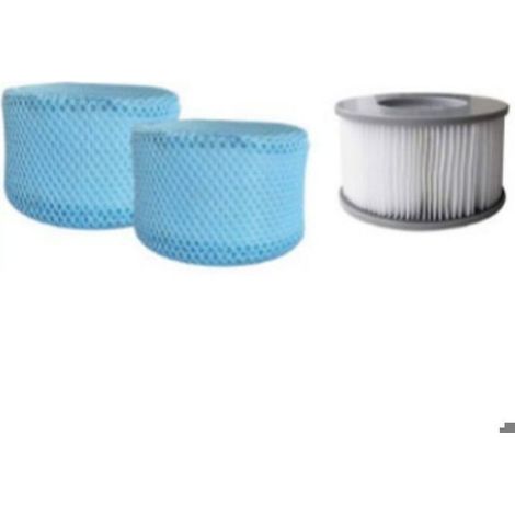 Filet De Protection Pour Filtre Spa - Maille Haute Densité En Nylon - Compatible Avec Filtres Aurora Mont Blanc Mono Alpine Camaro Nest Soho Baikal Starry Bliss Silver Cloud - 2 Pièces (1/5)
