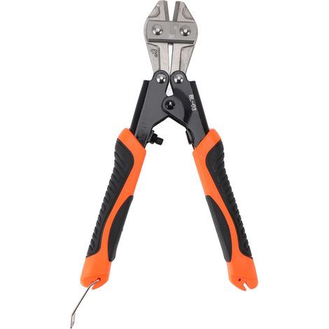 Mini coupe-boulon fil à ressort avec poignée antidérapante souple petite cisaille à câble tondeuse Non hydraulique (1/5)
