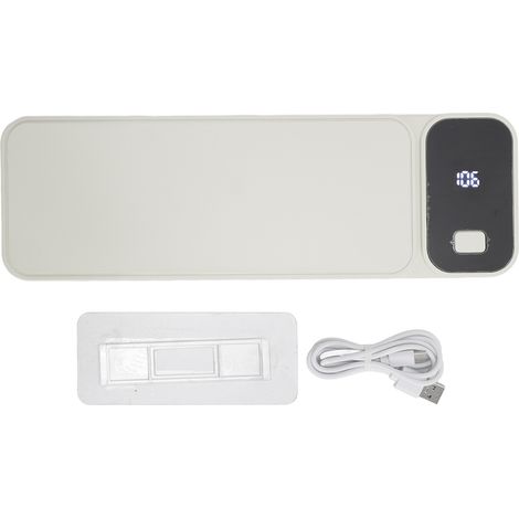Porte-brosse à dents mural rechargeable en plastique UV pour salle de bain, idéal pour la maison (1/5)