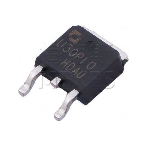 CJ Changdian/Changjing CJU30P10 TO-252-2L -30A MOSFET P-Kanal SMD Feldeffekttransistor Elektronische Bauteile, 5 Stück verfügbar.