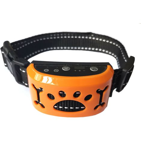 Collier anti-aboiement pour chien Dispositif anti-aboiement excessif Formation anti-aboiement sûre, inoffensive et humaine