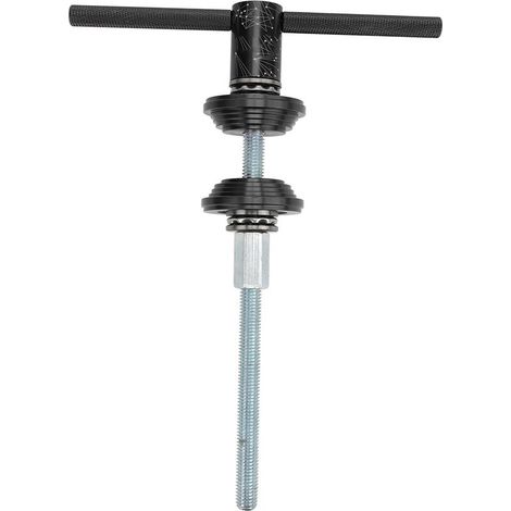 Kit outil de presse pour jeu de direction de vélo et boîtier de pédalier, noir, pour installation de roulements de fourche et boîtier (1/5)