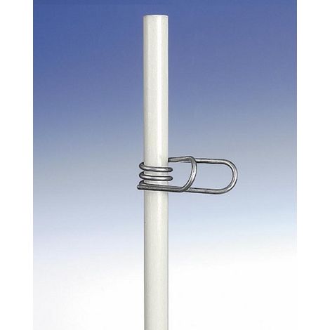 Clip in Acciaio Inox per Picchetti in Fibra di Vetro 10mm GALLAGHER Confezione 25 Pz. (1/2)