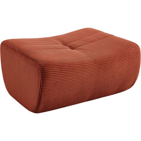 sweeek - Hocker, Fußhocker mit Cordbezug für Sessel und Sofas (1/5)