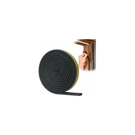 Door and window seal, 6 meters long – Soundproofing – Weatherproof – EPDM and silicone – For gaps of 4 to 6 mm (1/5)
