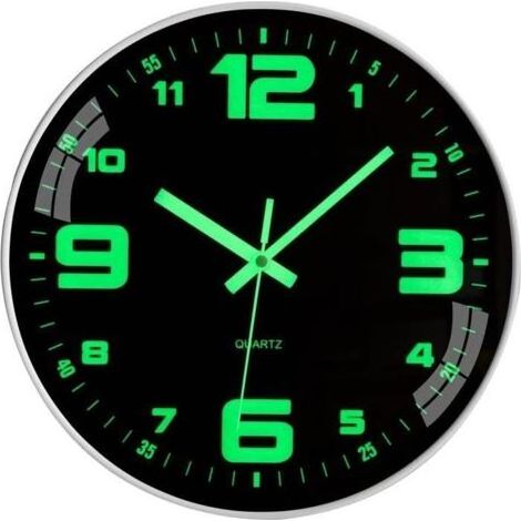 Wanduhr – Beleuchtet – Modernes Design – Geräuschlos – 25 cm (1/4)