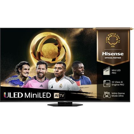 Hisense 65U8Q TV 165,1 cm (65") 4K Ultra HD Smart TV Wi-Fi Nero, Grigio (1/4)