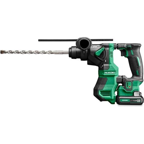 HIKOKI DH12DDWHZ - Martillo ligero SDS-Plus a bateria 12V Li-Ion 2x 4,0 Ah 1,2 J 0-1080 rpm 0-5500 ipm max. 18 mm 1,9 Kg con maletin apilable