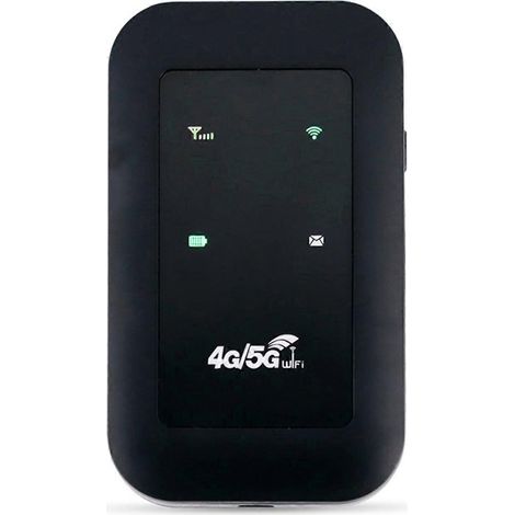 Tragbarer mobiler WLAN-Hotspot mit LED-Display, unterstützt bis zu 10 Benutzer, Multifunktionskarte, hohe Geschwindigkeit