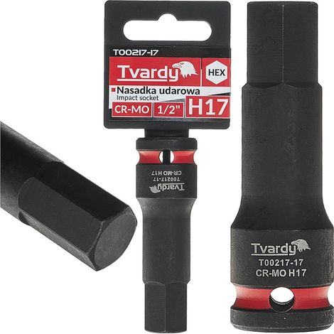 Vaso de impacto HEX 1/2" H17 CR-MO (10/100) (1/4)