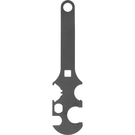 Clé multifonction professionnelle en acier pour réparation AR15/M4, accessoire métallique robuste (1/5)