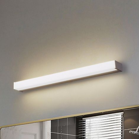 [GEBRAUCHT] B-Ware Led Wandlampe Wandleuchte Lindby Philippa Aluminium Eckig Alufarben 59 Cm Ip44