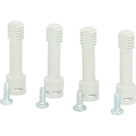 Fibox Grey screw set, High cover (25-100 mm) High base (50-125 mm) Set di viti 1 KIT