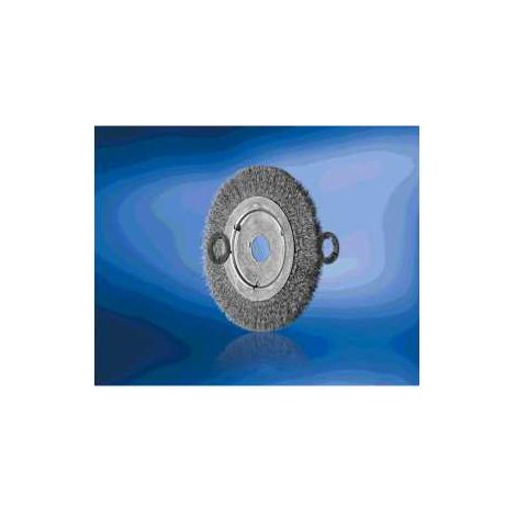 PFERD TOOLS Rundbürste schmal ungezopft RBU Ø180x12xvariable Bohrung Stahl-Draht-Ø0,30 2 Stk (1/4)