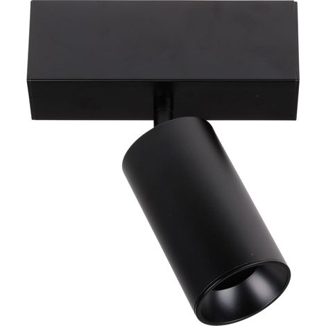 Plafonnier ANOVI UNIVERSAL PROFILE LED WiZ Pro RGB+TW rond noir mat 1 tête - EUROPOLE - 29301028 (1/3)