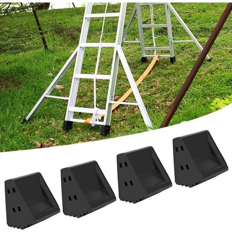 Stair Feet - 4 Pieces Non-Slip Rubber Feet for Folding Stair Treads (1/5)